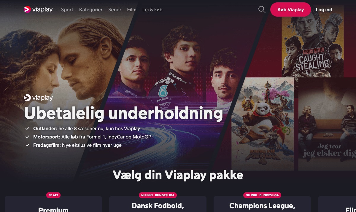 Viaplay Danmark — ubetalelig underholdning